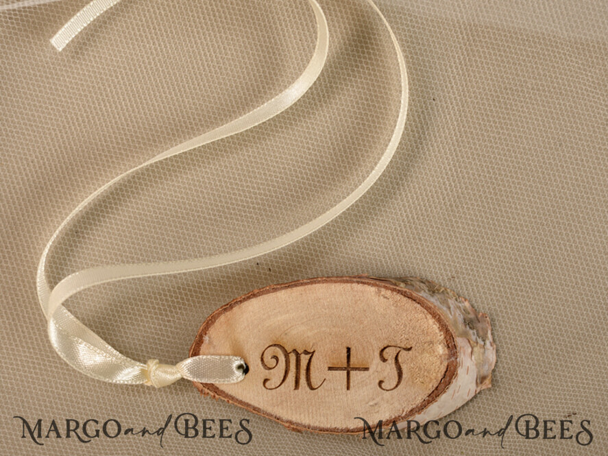wedding Favors, custom shape wooden tags