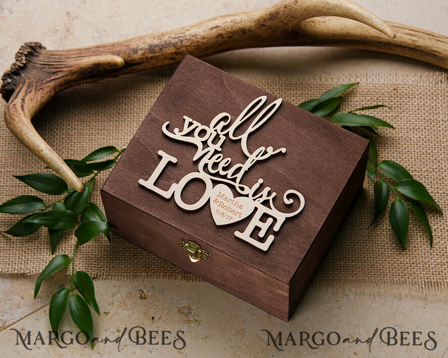 RING BEARER BOXES & PILLOWS Epoxy Wedding rings Box Custom Wedding Ring box for ceremony, wood wedding ring box • rustic wedding rings box • real flowers in resin luxury ring box