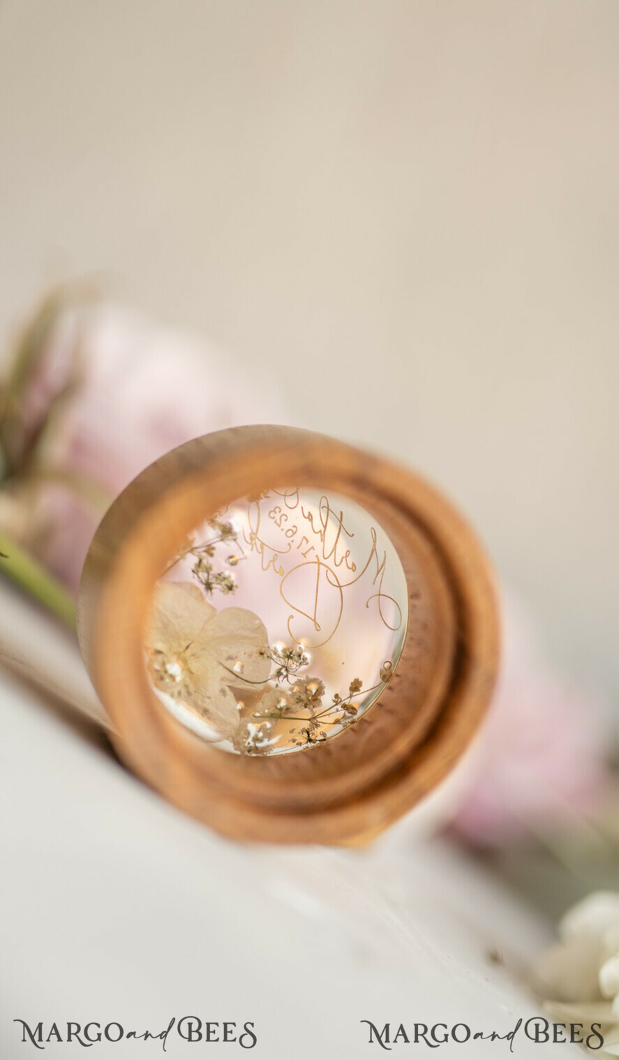 RING BEARER BOXES & PILLOWS Epoxy Wedding rings Box Presoanlised wedding Ring box for 2 or 3 rings, rustic glam wedding ring box • handmade ring bearer box • velvet luxury ring box