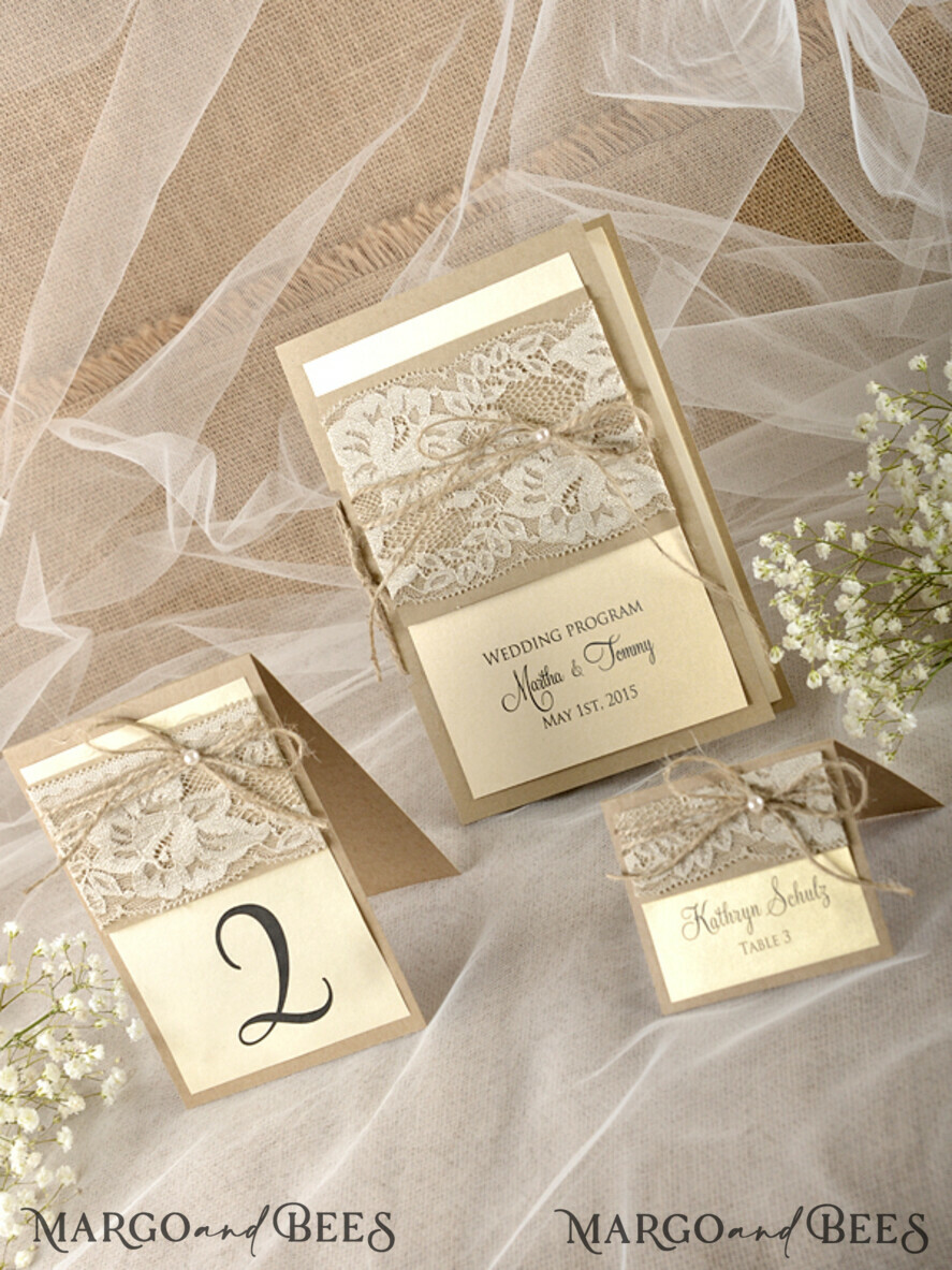 PLACE CARDS / TABLE CARDS Rustic Eco Wedding Place cards Shimmer Ecru Eco Wedding Place Cards, Rustic Place Cards, Lace and Burlap Twine Wedding Name Cards with Pearl Decor, Eco Rustic Name Tags, Editable Text