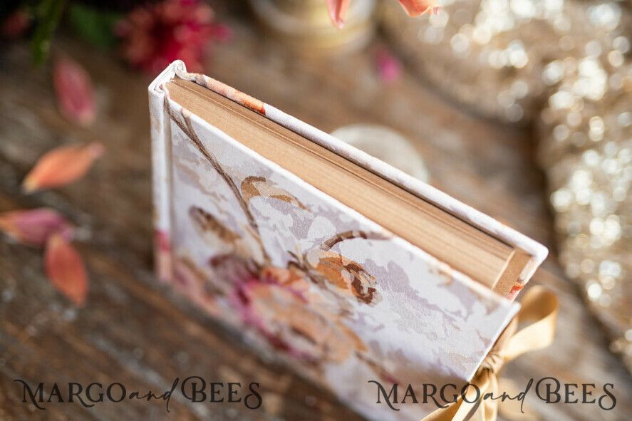 WEDDING GUEST BOOKS Acrylic Golden Guestbook Preonalised wedding Guestbook, Vintage Lace Instant Photo Book Elegant Instax Wedding Photo