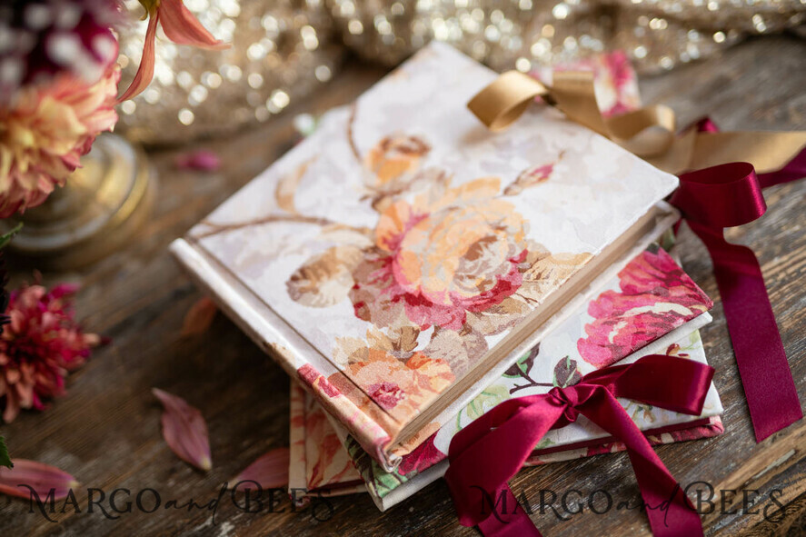 WEDDING GUEST BOOKS Acrylic Golden Guestbook Preonalised wedding Guestbook, Vintage Lace Instant Photo Book Elegant Instax Wedding Photo