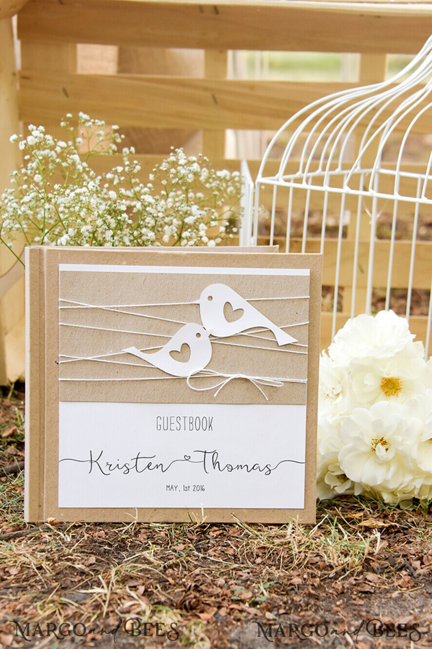 WEDDING GUEST BOOKS Acrylic Golden Guestbook Wedding guestbook for polaroids, Vintage Wedding Album Elegant Lace Photo Booth Book