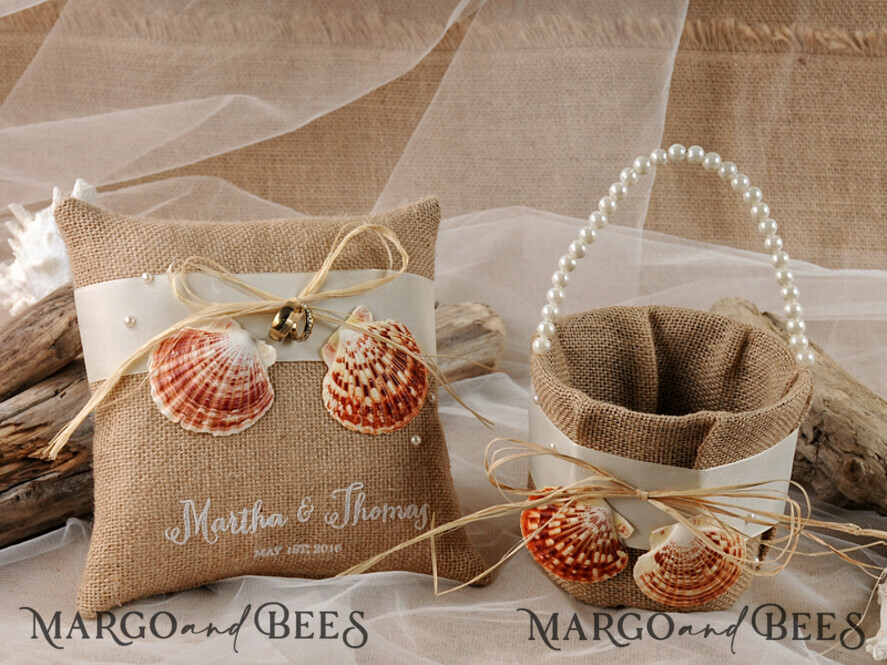 BASKET, PILLOWS & SHOES shabby chic pillow