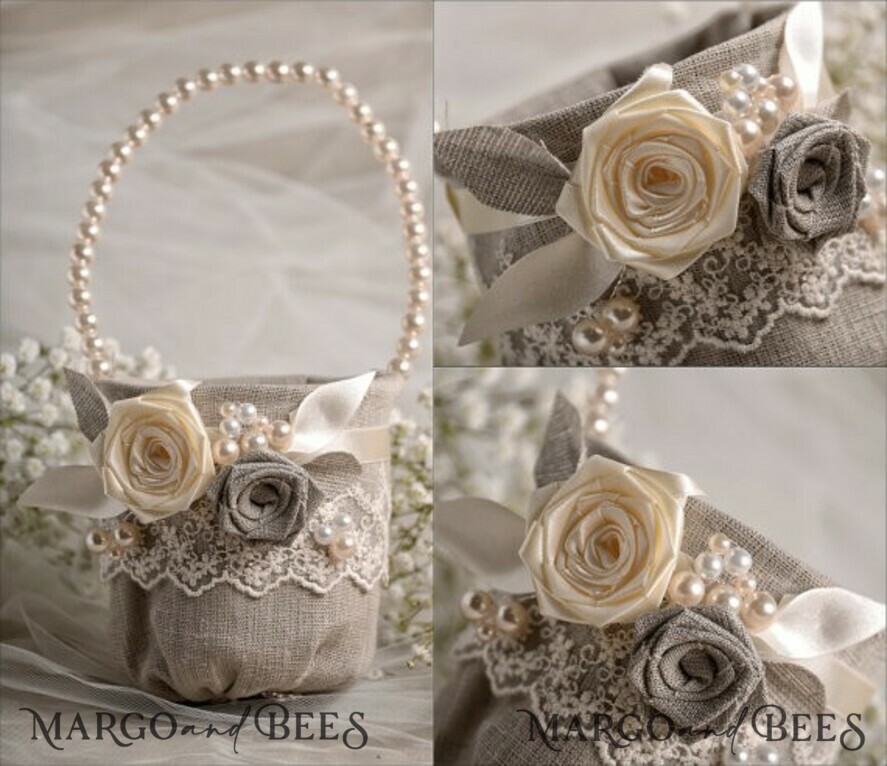 BASKET, PILLOWS & SHOES shabby chic shoes
