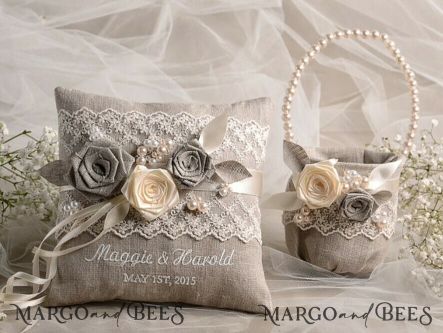 BASKET, PILLOWS & SHOES shabby chic shoes