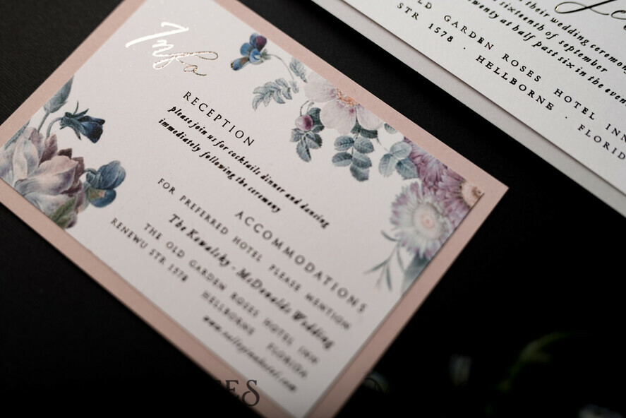 WEDDING INVITATIONS floral / boho / watercolor Elegant Wedding invitations, floral boho invites, flowers
