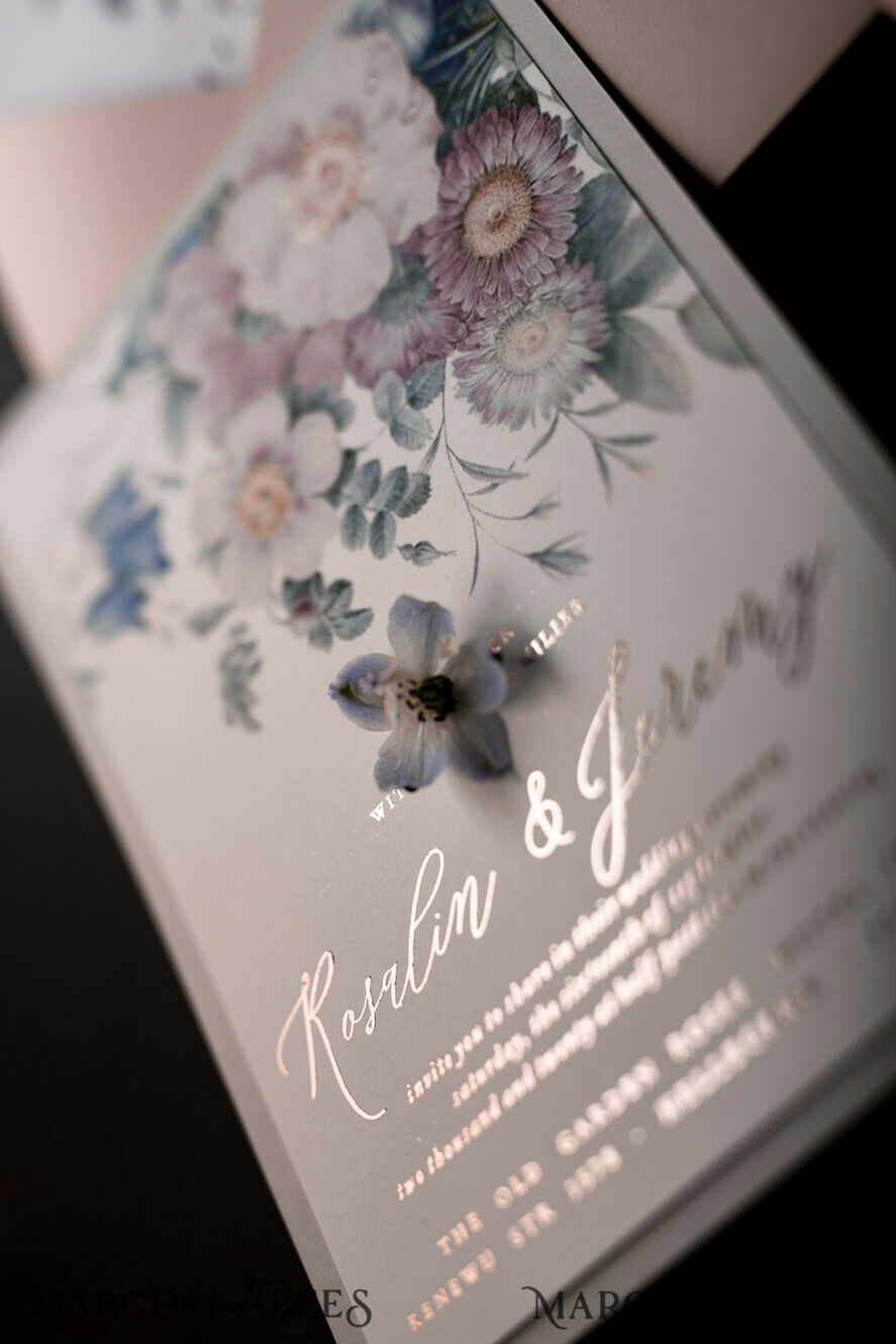 WEDDING INVITATIONS floral / boho / watercolor Elegant Wedding invitations, floral boho invites, flowers