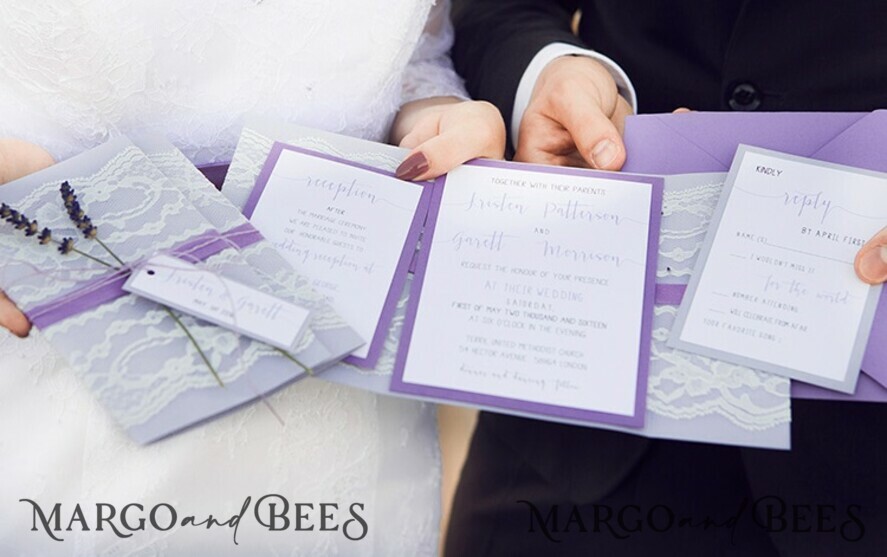 WEDDING INVITATIONS vintage lace/ rustic lace Wedding invitations online elegant chic invites