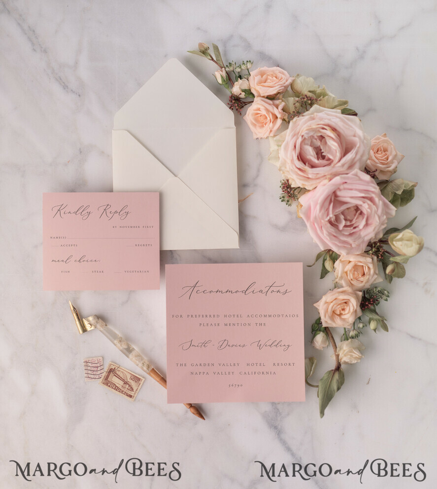 WEDDING INVITATIONS vintage lace/ rustic lace Bespoke wedding invitation elegant chic invites