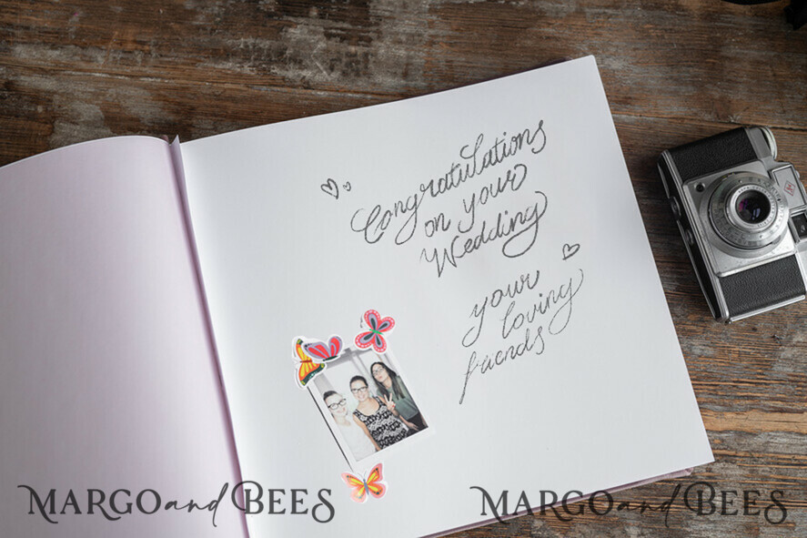 PHOTO ALBUM/ PHOTO BOX Polaroid photo album with writing space Presonalized Photo albums, Personalised Photo album with writing space