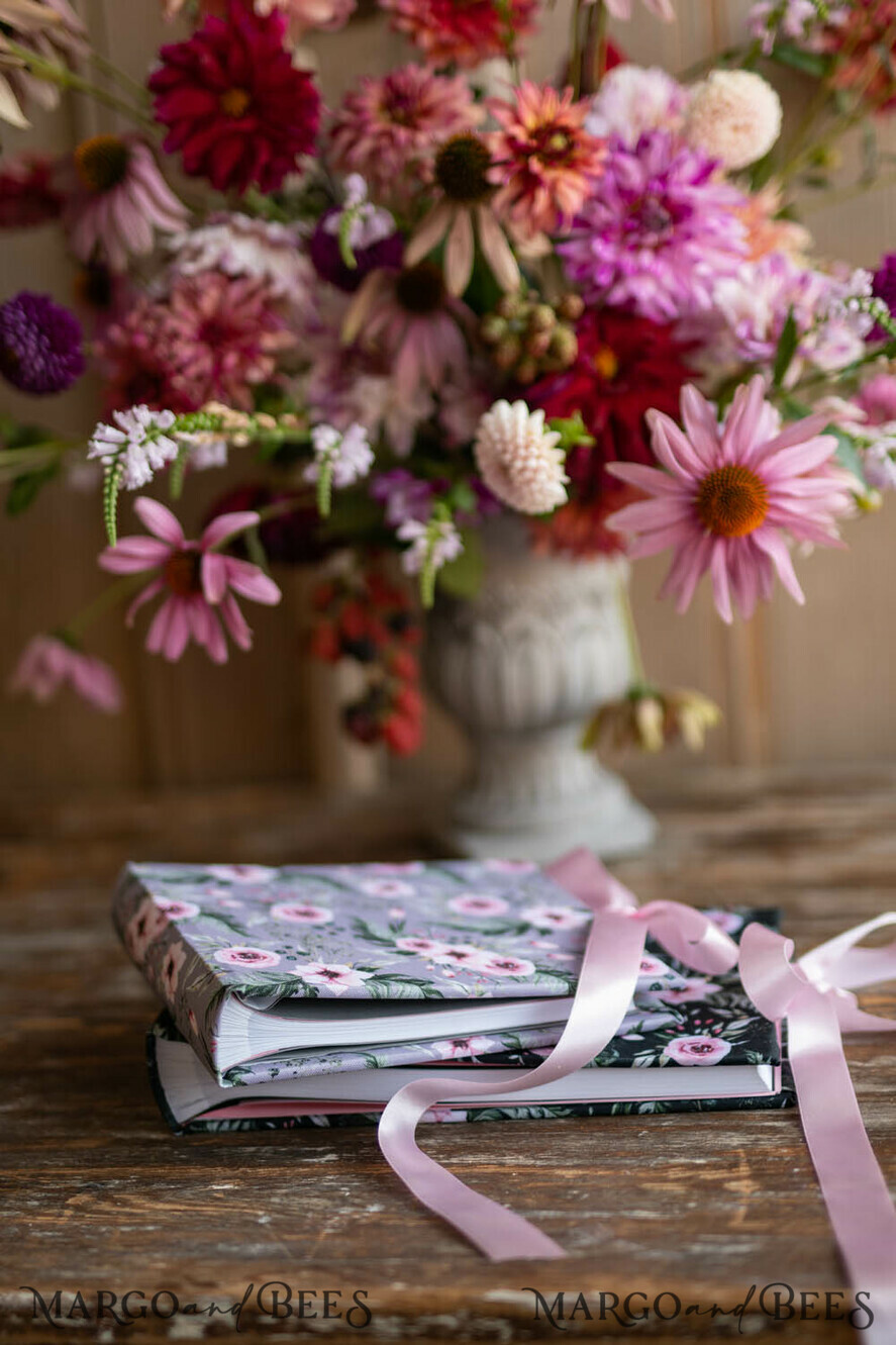 PHOTO ALBUM/ PHOTO BOX Polaroid photo album with writing space Wedding Guest book for Instax Pictures, Velvet Polaroid Photo Album with writing space