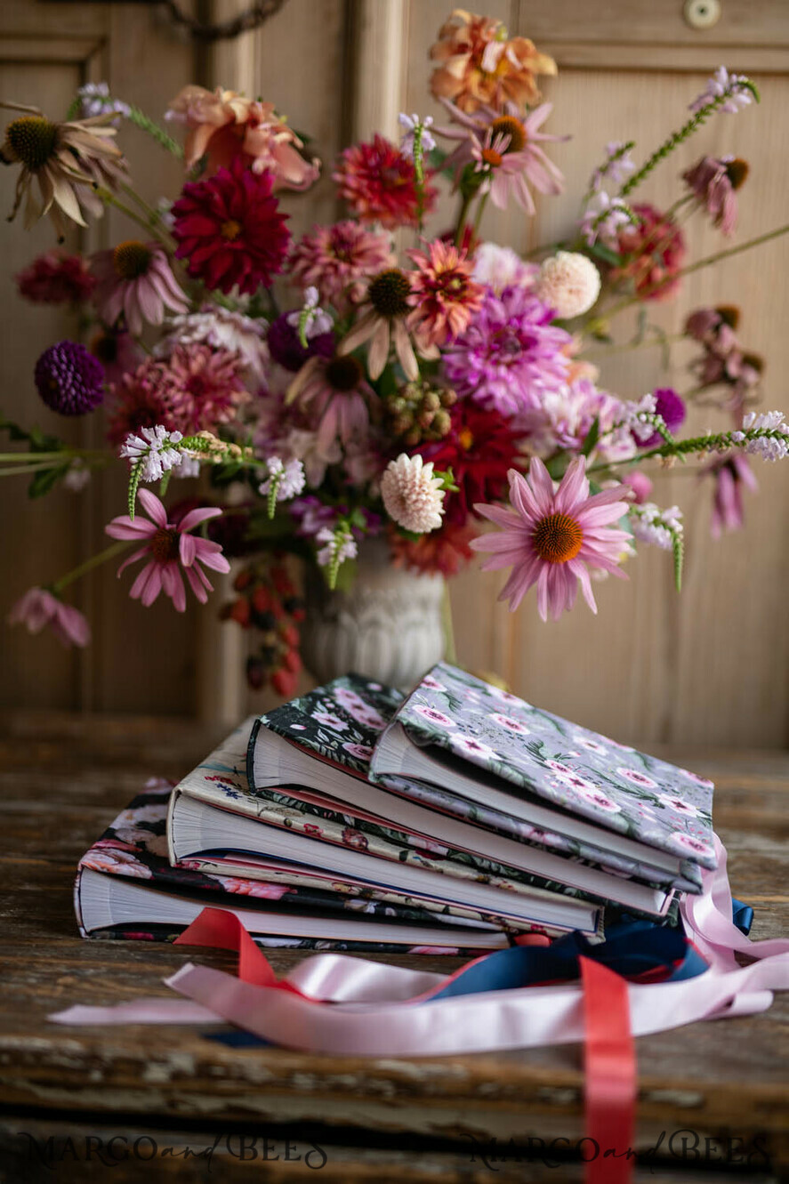 PHOTO ALBUM/ PHOTO BOX Polaroid photo album with writing space Wedding Guest book for Instax Pictures, Velvet Polaroid Photo Album with writing space
