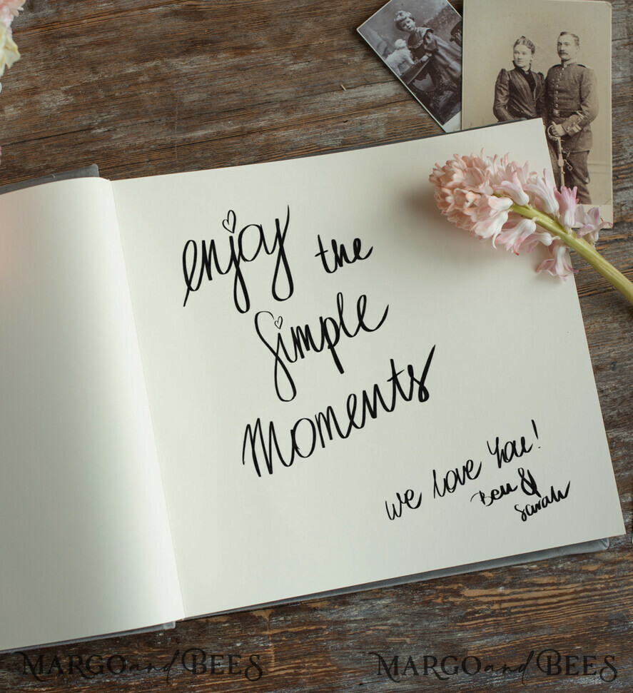 PHOTO ALBUM/ PHOTO BOX Polaroid photo album with writing space Velvet Instax Wedding Photo Album