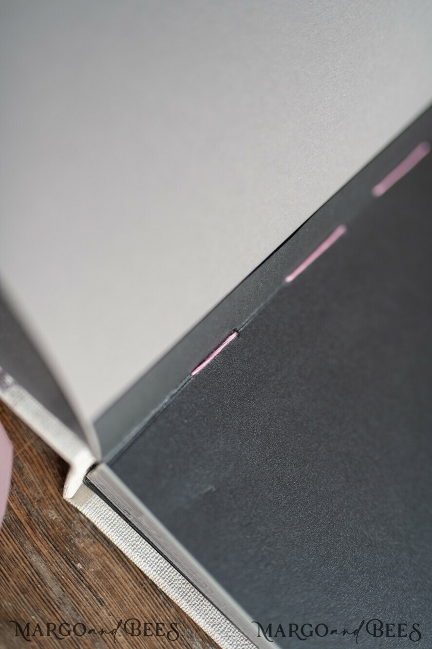 PHOTO ALBUM/ PHOTO BOX Polaroid photo album with writing space Wedding Guestbook for Polaroid Pictures, Personalised Photo album with writing space