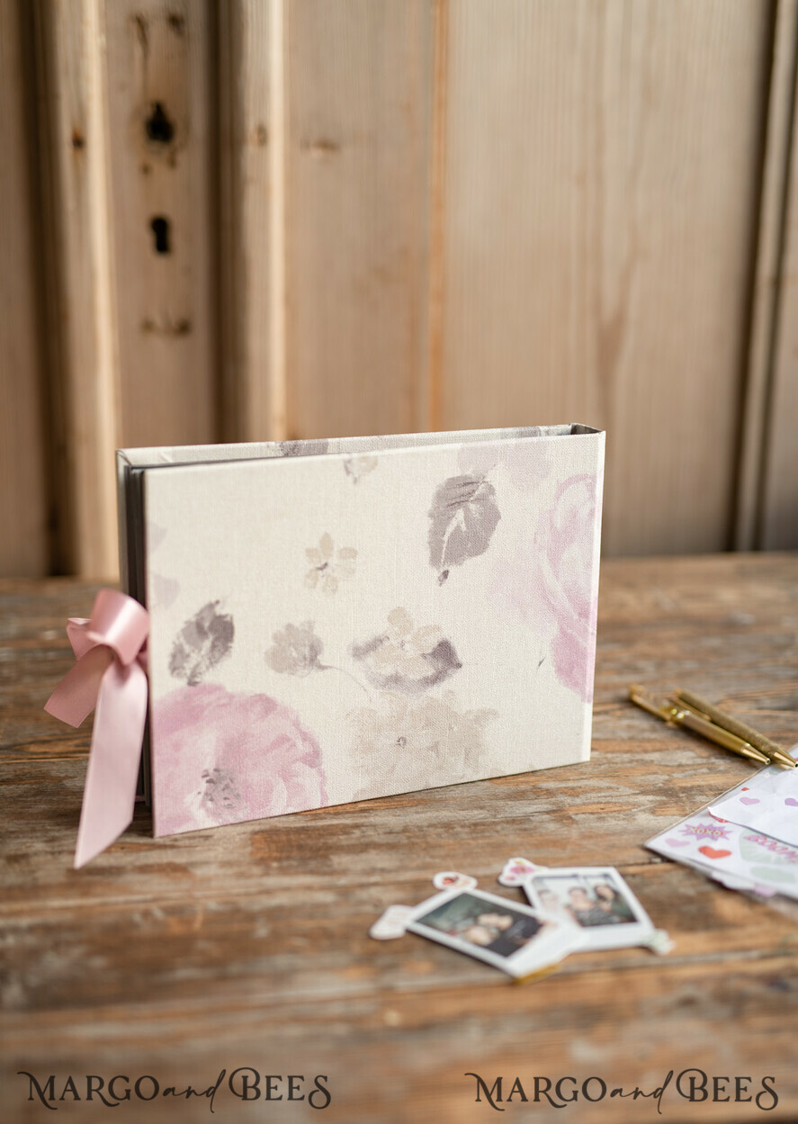 PHOTO ALBUM/ PHOTO BOX Polaroid photo album with writing space Wedding Guestbook for Polaroid Pictures, Personalised Photo album with writing space