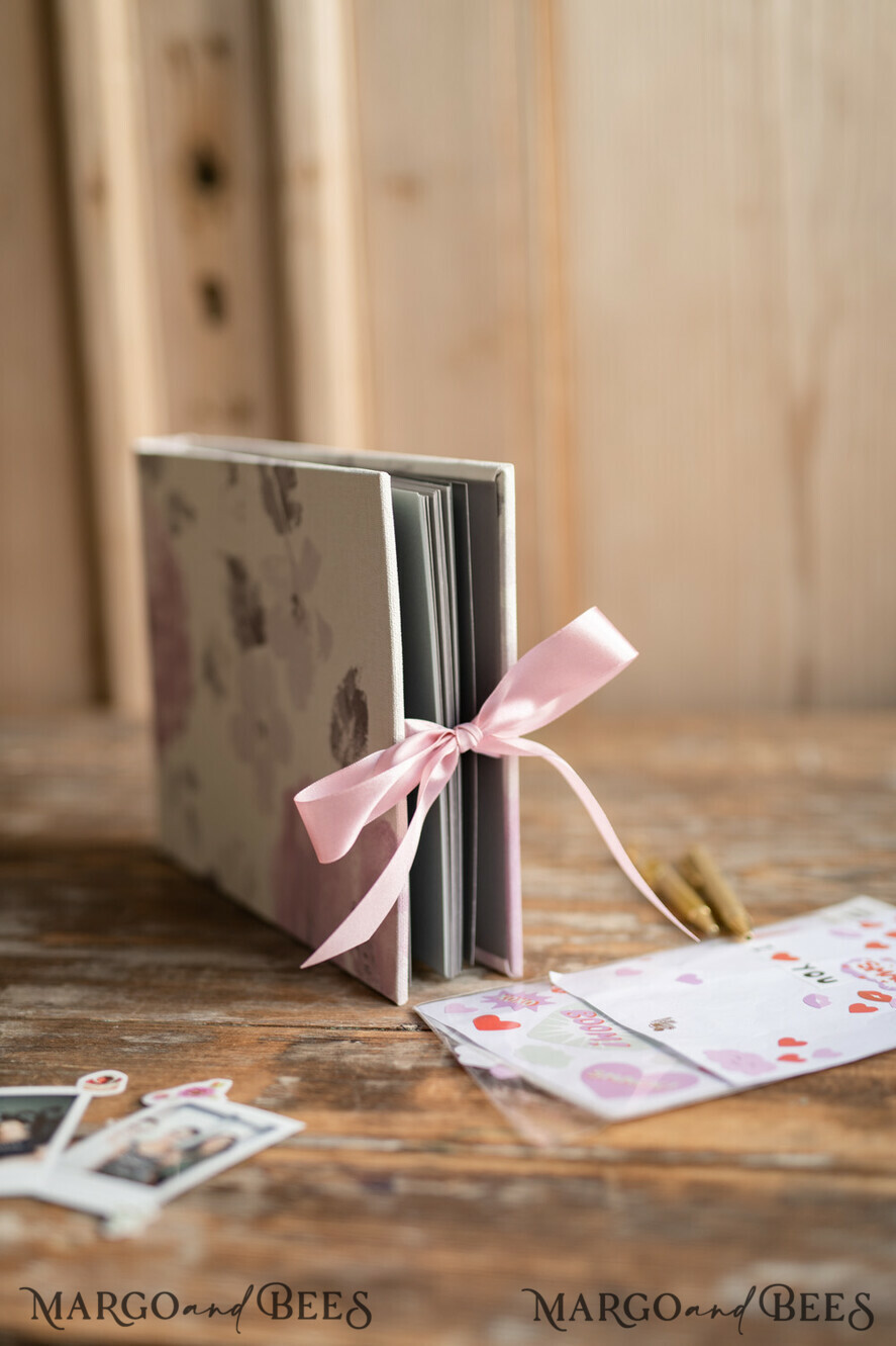PHOTO ALBUM/ PHOTO BOX Polaroid photo album with writing space Wedding Guestbook for Polaroid Pictures, Personalised Photo album with writing space