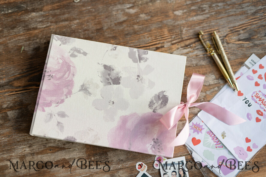 PHOTO ALBUM/ PHOTO BOX Polaroid photo album with writing space Wedding Guestbook for Polaroid Pictures, Personalised Photo album with writing space