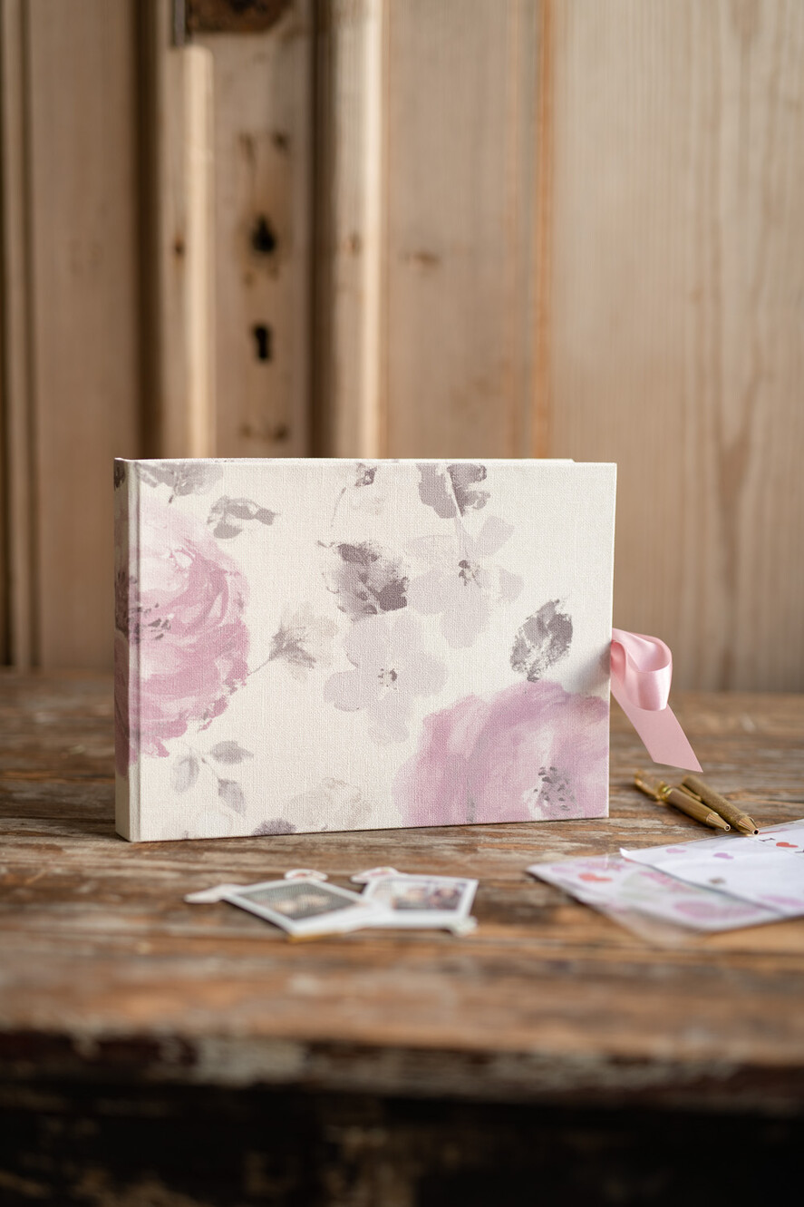 PHOTO ALBUM/ PHOTO BOX Polaroid photo album with writing space Wedding Guestbook for Polaroid Pictures, Personalised Photo album with writing space