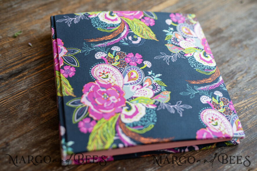 PHOTO ALBUM/ PHOTO BOX Polaroid photo album with writing space WEdding Combo Guestbook and Photo Album, Guestbook Album Presonalised Pages with space for Pictures from PhotoBooh