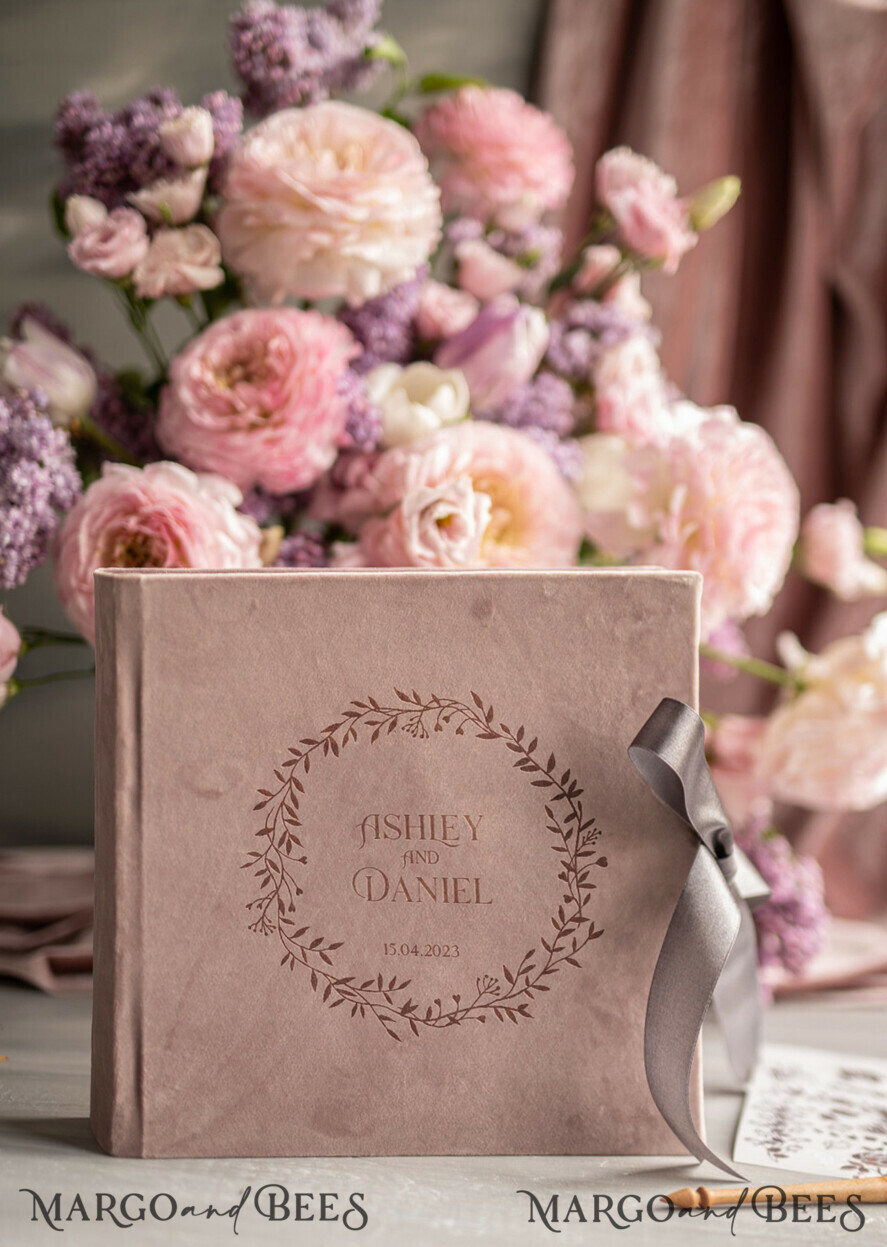 PHOTO ALBUM/ PHOTO BOX Polaroid photo album with writing space Wedding Instax Guestbook, Personalised Photo album with writing space