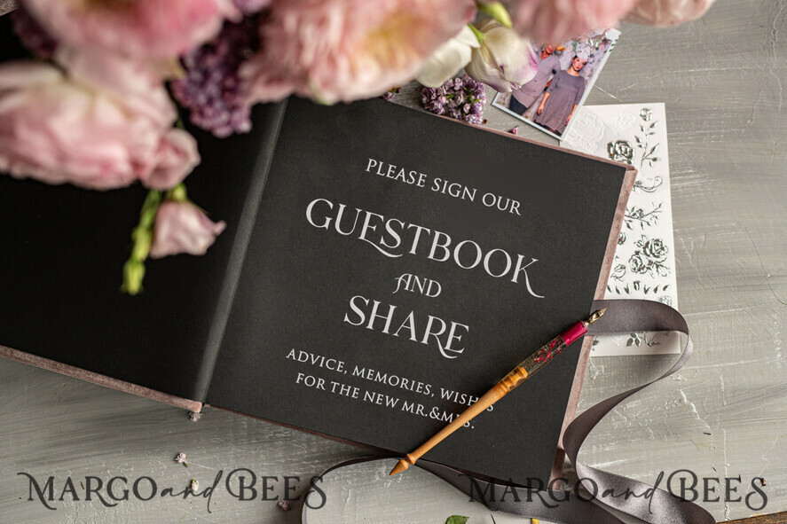 PHOTO ALBUM/ PHOTO BOX Polaroid photo album with writing space Wedding Instax Guestbook, Personalised Photo album with writing space