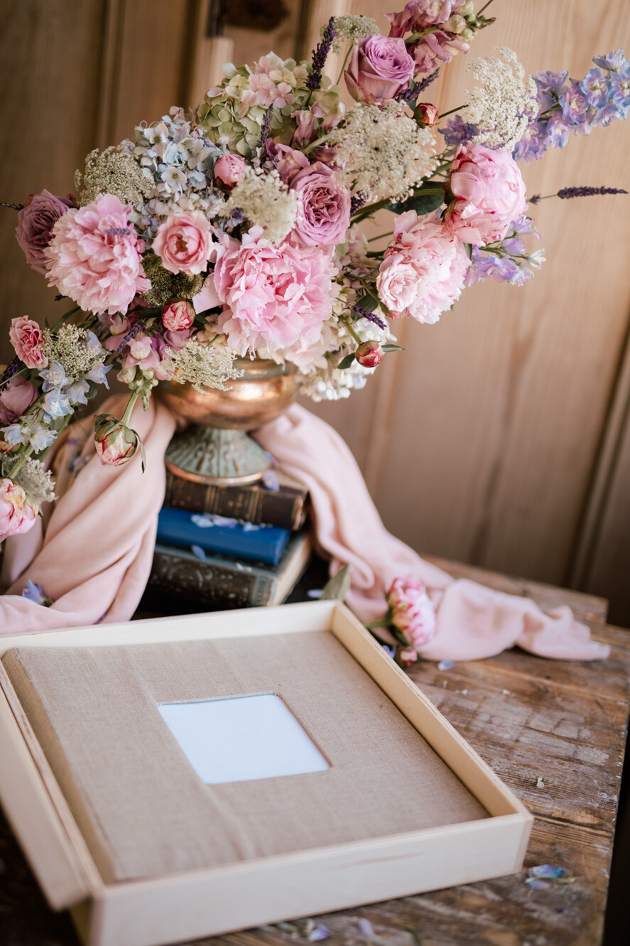 PHOTO ALBUM/ PHOTO BOX Polaroid photo album with writing space WEdding Combo Guestbook and Photo Album, Photo Booth Album with personalised pages