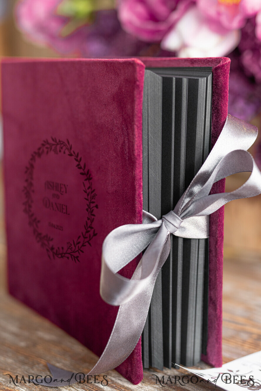 PHOTO ALBUM/ PHOTO BOX Polaroid photo album with writing space Wedding Keepsake Idea Velvet Instax Guestbook, pictures
