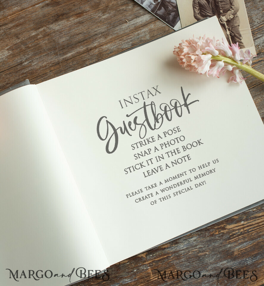 PHOTO ALBUM/ PHOTO BOX Polaroid photo album with writing space Presonalized Photo albums, pictures album