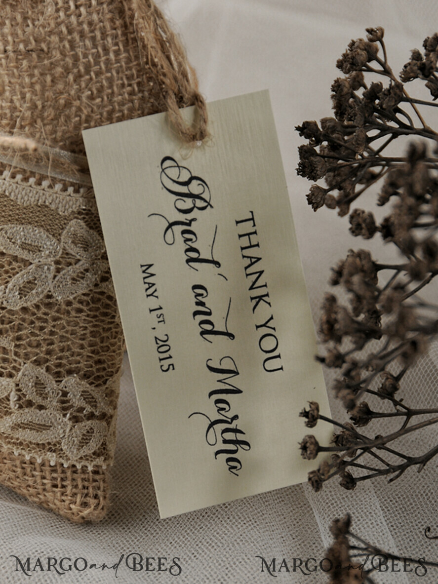 guests favor ideas, Rustic Burlap Favor Bag