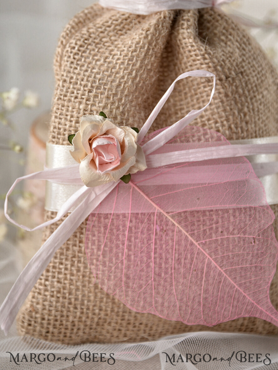 wedding favor, Rustic Burlap Favor Bags