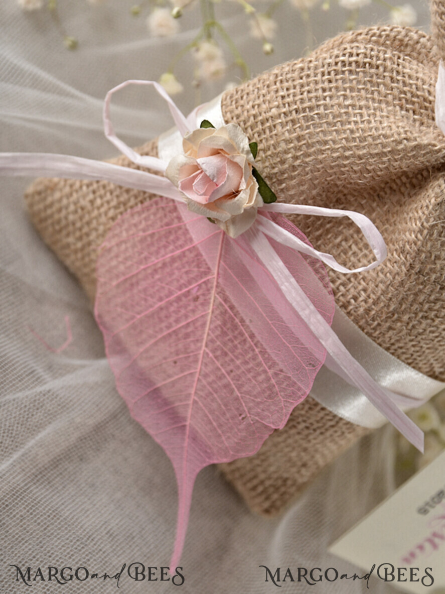 wedding favor, Rustic Burlap Favor Bags