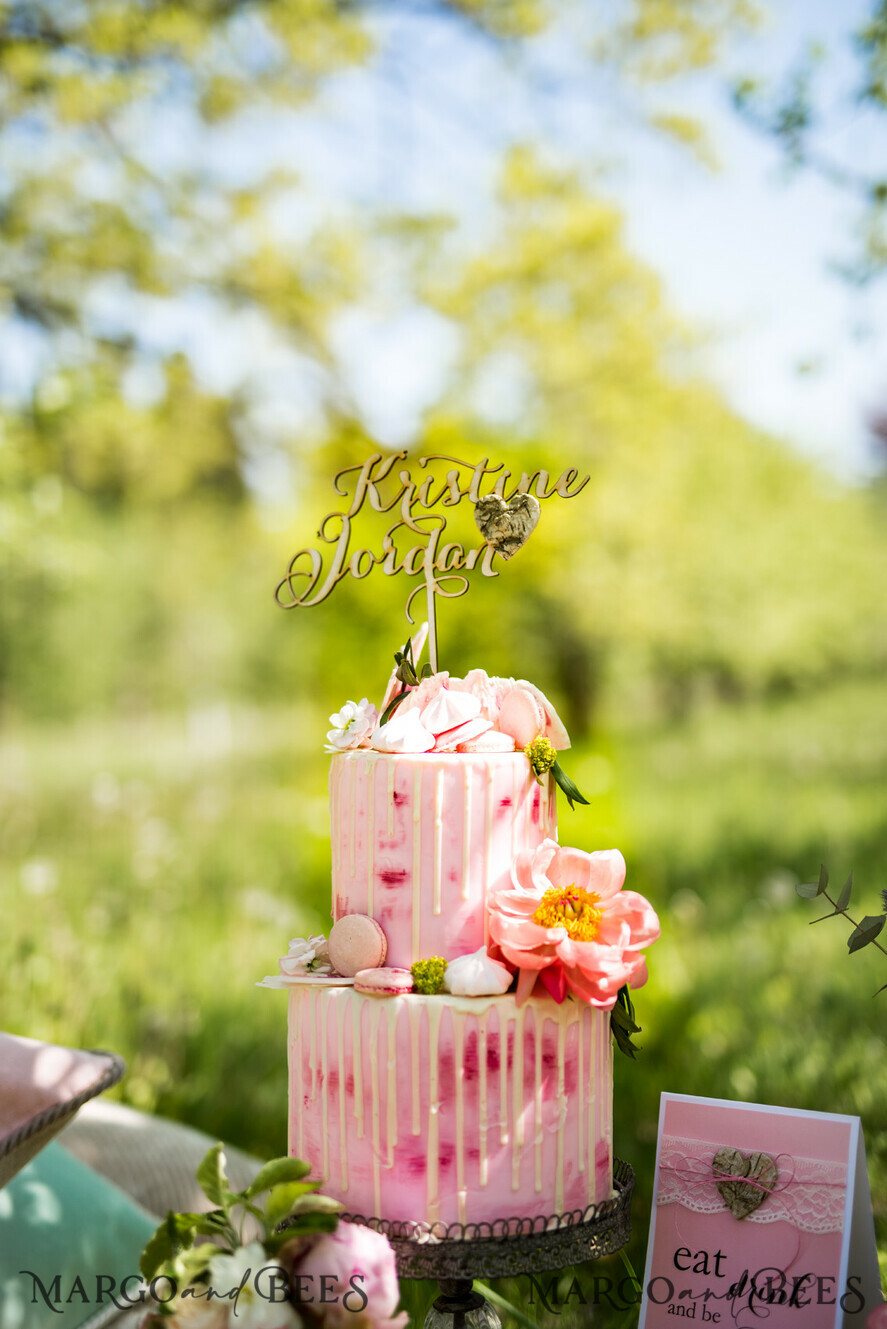 CAKE TOPPER RUSTIC topper, rustic