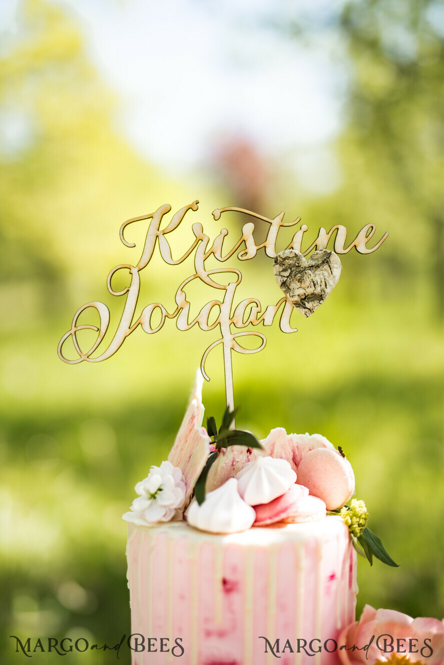 CAKE TOPPER RUSTIC topper, rustic