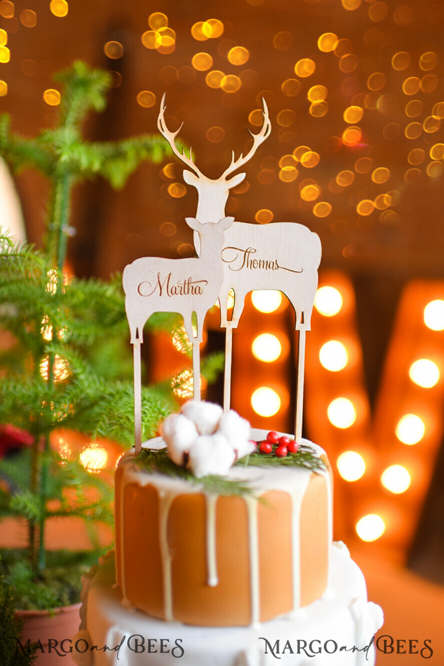 CAKE TOPPER RUSTIC cake topper, wooden