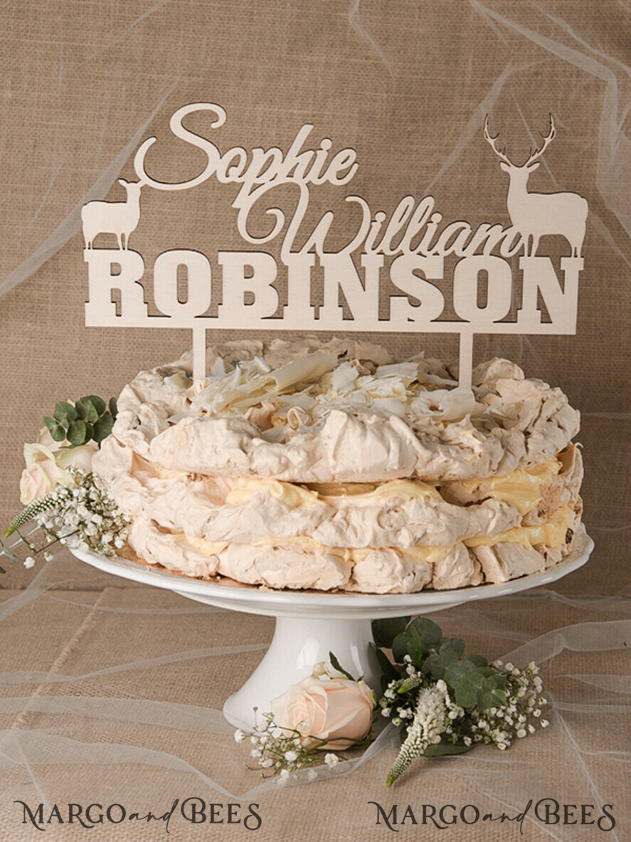 CAKE TOPPER RUSTIC wedding cake topper, vintage