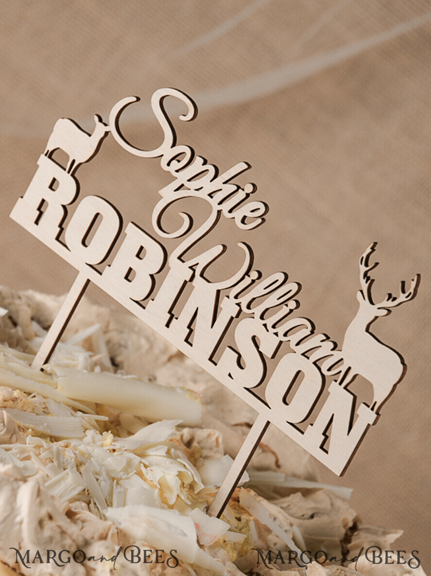 CAKE TOPPER RUSTIC topper, rustic