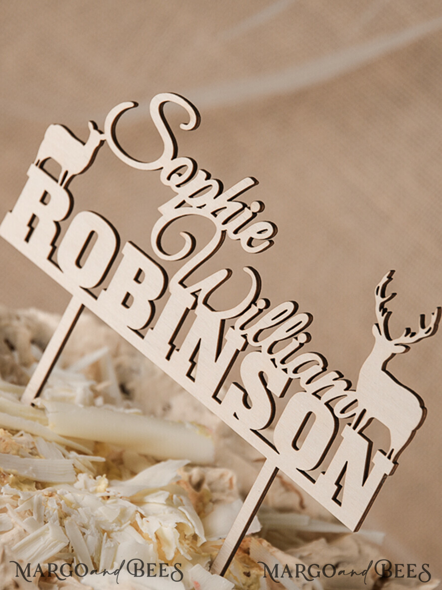 CAKE TOPPER RUSTIC topper, rustic