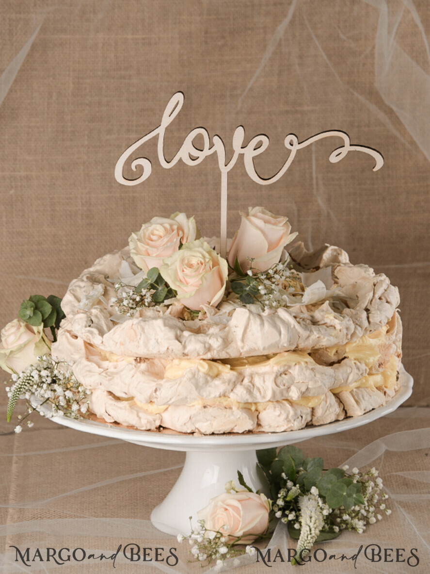 CAKE TOPPER RUSTIC wedding cake topper, rustic