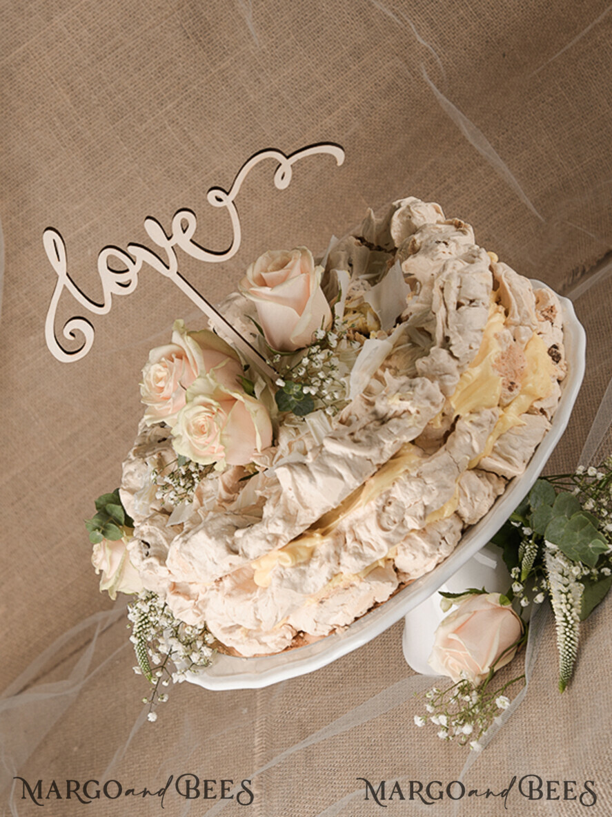 CAKE TOPPER RUSTIC wedding cake topper, rustic