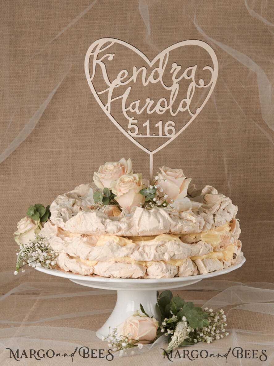 CAKE TOPPER RUSTIC wedding cake topper, vintage