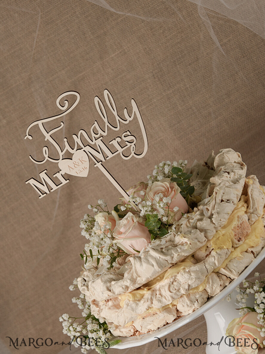 CAKE TOPPER RUSTIC topper, vintage