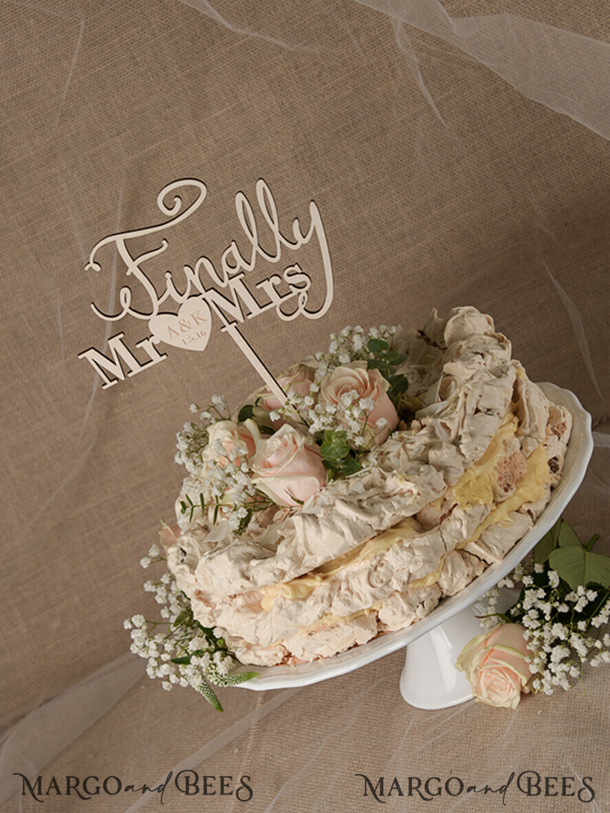 CAKE TOPPER RUSTIC topper, vintage