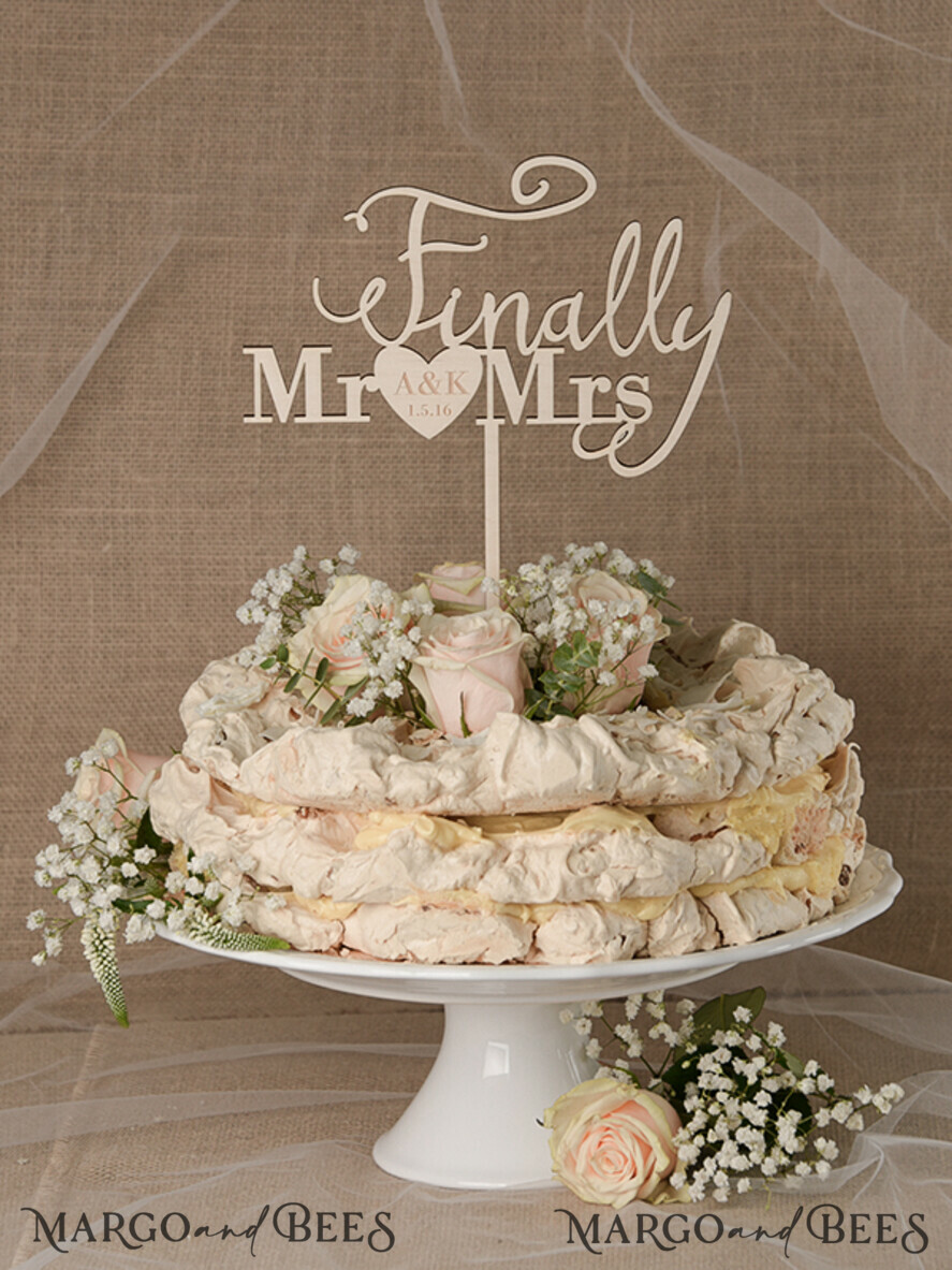 CAKE TOPPER RUSTIC topper, vintage