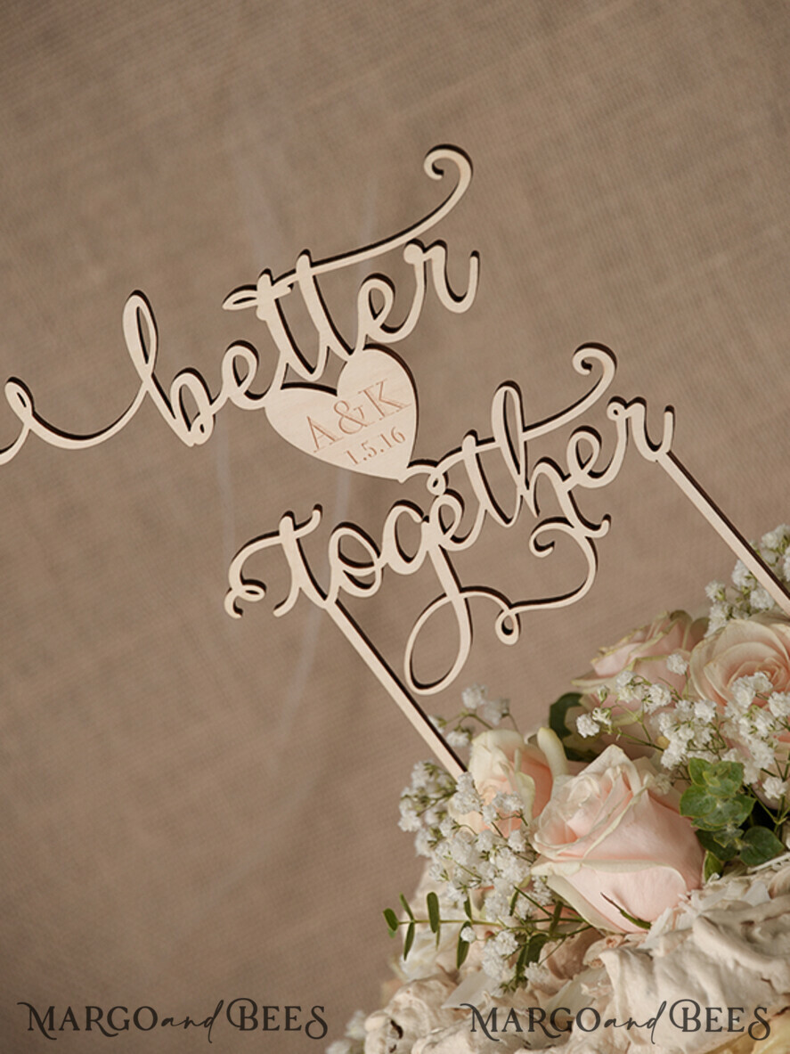 CAKE TOPPER RUSTIC wedding cake topper, rustic