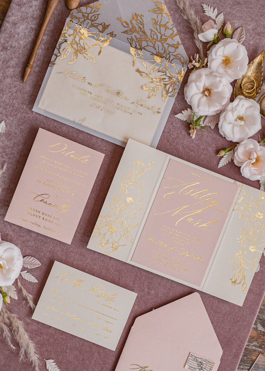 WEDDING INVITATIONS gold / rose gold / silver / glitter Bespoke wedding invitation cards, Glamour Wedding Invitations • Glitter Shine Wedding Invitation Suite • Luxury Wedding Cards