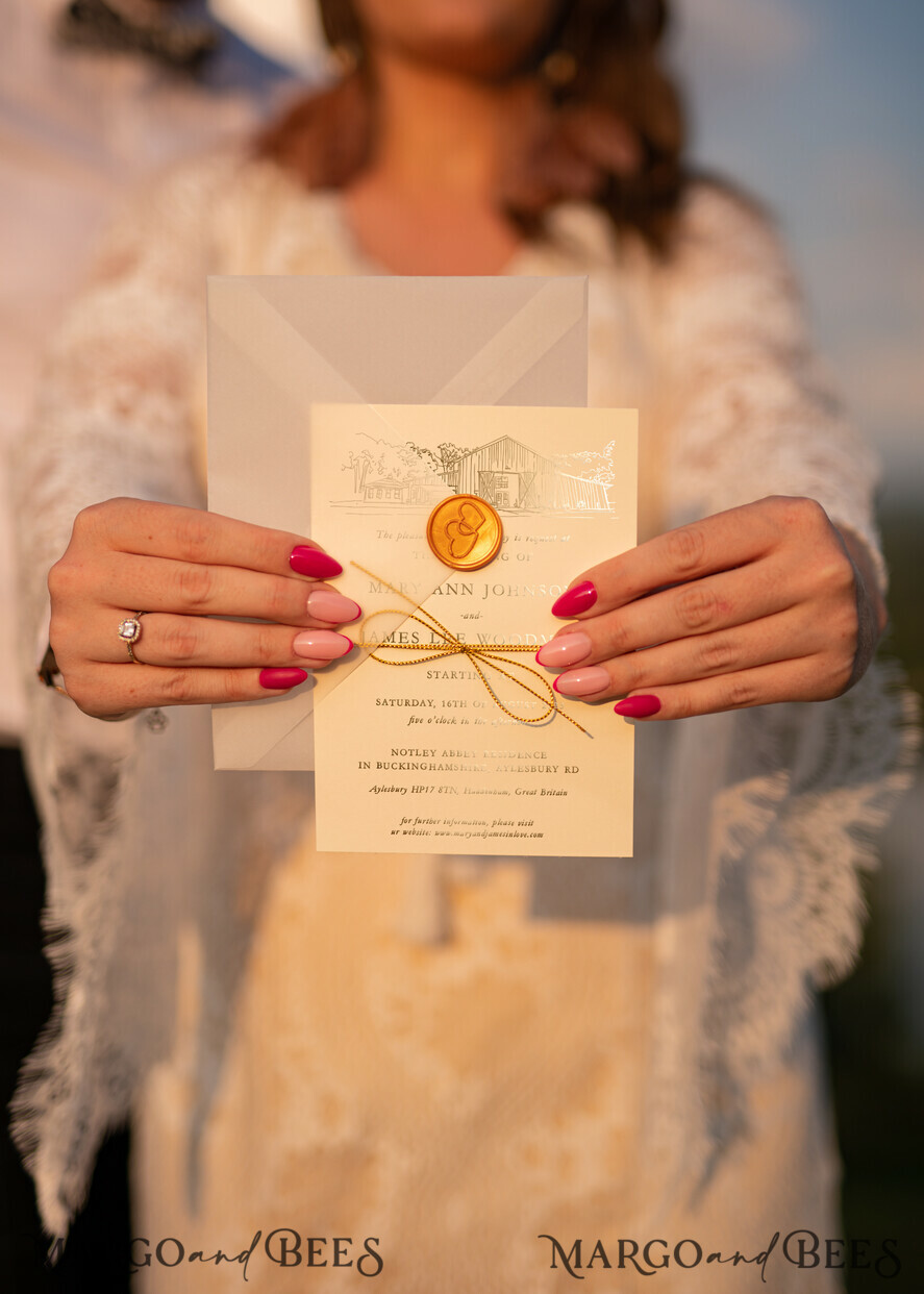 WEDDING INVITATIONS gold / rose gold / silver / glitter Personalised Wedding invitations, Glamour Wedding Invitation Suite • Golden Shine Wedding Stationery • Luxury Wedding Invites