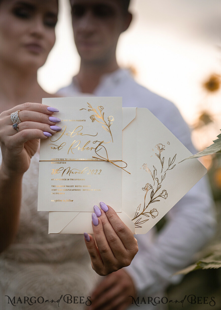 WEDDING INVITATIONS gold / rose gold / silver / glitter Custom Wedding invitations, Glamour Glitter Shine Wedding Invitation Suite ,Luxury Wedding Cards