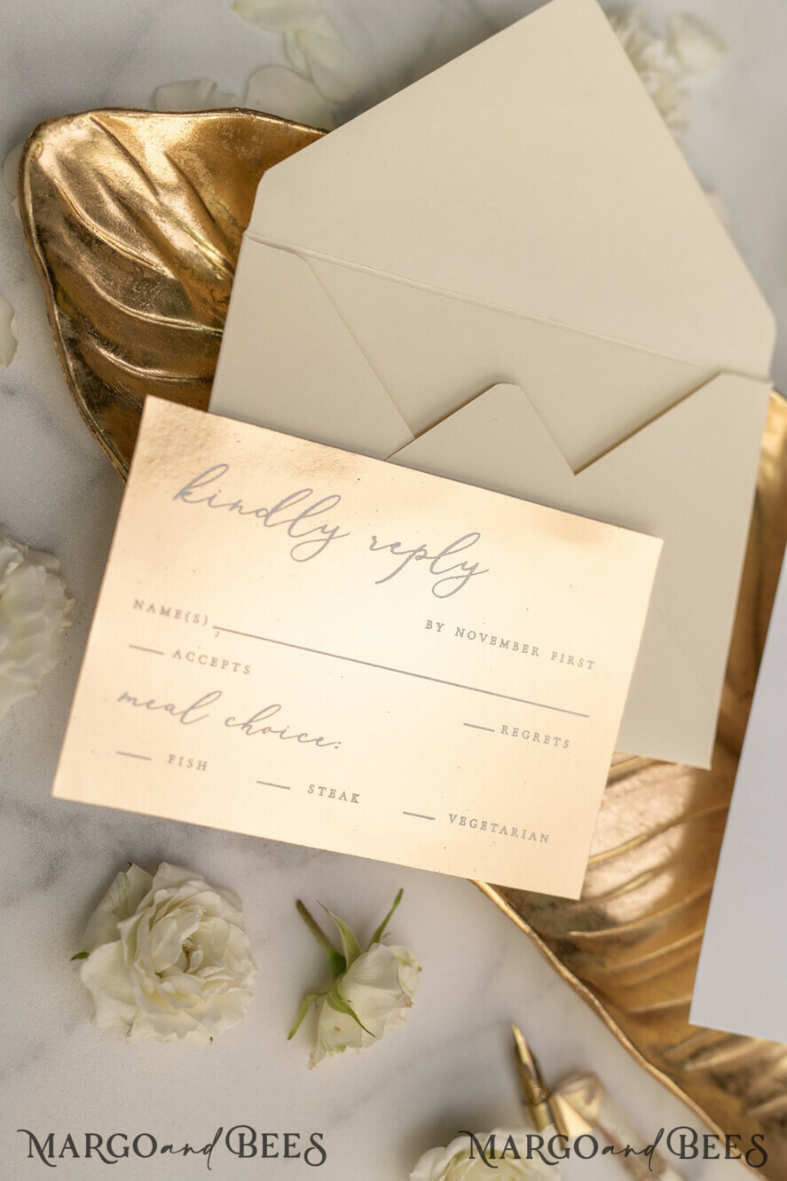 WEDDING INVITATIONS gold / rose gold / silver / glitter Ecru wedding invitations, floral wedding invitations, green lettering, gold mirror paper, ecru and white wedding invitations, white wedding invitations, gold foil print out, gold foil, gold lettering, vellum envelope, pocket wedding invitation, pocket wedding invitations, floral wedding, floral wedding cards, geometric wedding invitations, geometric heart, ecru wedding cards, gold mirror paper
