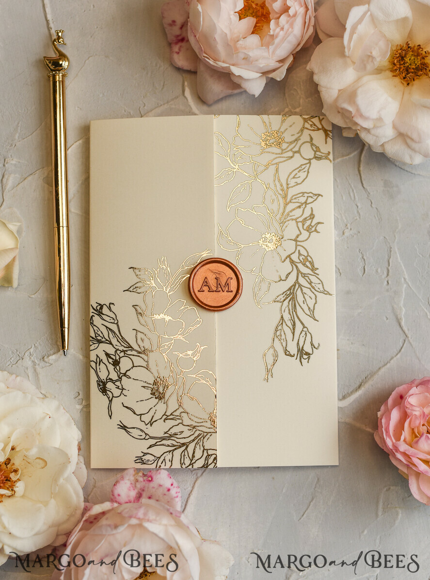 WEDDING INVITATIONS gold / rose gold / silver / glitter Bespoke wedding invitation, Glamour Wedding Invitations • Glitter Shine Wedding Invitation Suite • Luxury Wedding Cards